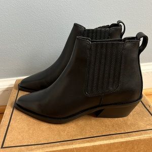 New Pointy Black Booties - ASOS